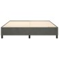 vidaXL Estructura de cama box spring terciopelo gris oscuro 180x200 cm