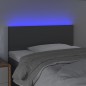 vidaXL Cabecero con LED de tela gris oscuro 80x5x78/88 cm vidaXL Cabecero con LED de tela gris oscuro 80x5x78/88 cm