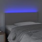 vidaXL Cabecero con LED cuero sintético gris 80x5x78/88 cm vidaXL Cabecero con LED cuero sintético gris 80x5x78/88 cm