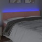 vidaXL Cabecero con LED de terciopelo rosa 200x5x78/88 cm vidaXL Cabecero con LED de terciopelo rosa 200x5x78/88 cm
