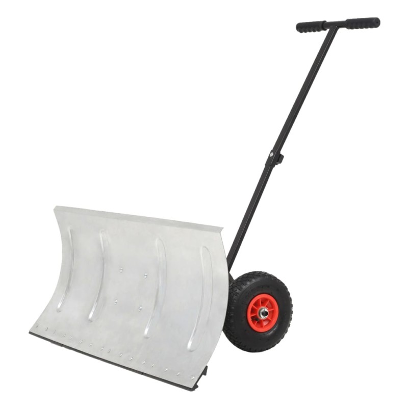 vidaXL Pala quitanieves manual con ruedas 100x44 cm vidaXL Pala quitanieves manual con ruedas 100x44 cm