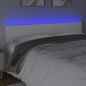 vidaXL Cabecero con LED cuero sintético blanco 160x5x78/88 cm vidaXL Cabecero con LED cuero sintético blanco 160x5x78/88 cm