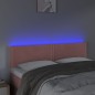 vidaXL Cabecero con LED de terciopelo rosa 144x5x78/88 cm vidaXL Cabecero con LED de terciopelo rosa 144x5x78/88 cm