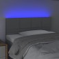 vidaXL Cabecero con LED de tela gris claro 100x5x78/88 cm vidaXL Cabecero con LED de tela gris claro 100x5x78/88 cm