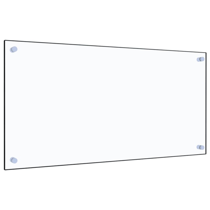 vidaXL Protector contra salpicaduras cocina vidrio templado 80x40 cm vidaXL Protector contra salpicaduras cocina vidrio templado 80x40 cm