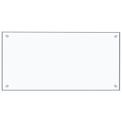 vidaXL Protector contra salpicaduras cocina vidrio templado 80x40 cm