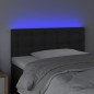 vidaXL Cabecero con LED cuero sintético negro 100x5x78/88 cm vidaXL Cabecero con LED cuero sintético negro 100x5x78/88 cm