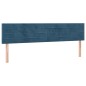 vidaXL Cabecero con LED de terciopelo azul oscuro 200x5x78/88 cm vidaXL Cabecero con LED de terciopelo azul oscuro 200x5x78/88 cm