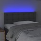 vidaXL Cabecero con LED de tela gris oscuro 80x5x78/88 cm vidaXL Cabecero con LED de tela gris oscuro 80x5x78/88 cm