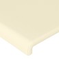 vidaXL Cabecero con luces LED cuero sintético crema 180x5x118/128 cm vidaXL Cabecero con luces LED cuero sintético crema 180x5x118/128 cm