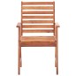 vidaXL Sillas comedor de jardín 2 uds madera maciza acacia y cojines vidaXL Sillas comedor de jardín 2 uds madera maciza acacia y cojines