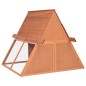 vidaXL Conejera de madera maciza de abeto 152x127x109,5 cm vidaXL Conejera de madera maciza de abeto 152x127x109,5 cm