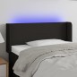 vidaXL Cabecero con LED de tela negro 83x16x78/88 cm vidaXL Cabecero con LED de tela negro 83x16x78/88 cm