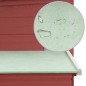 vidaXL Gallinero con 1 jaula para huevos madera rojo vidaXL Gallinero con 1 jaula para huevos madera rojo