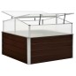 vidaXL Invernadero de acero galvanizado marrón 100x100x85 cm vidaXL Invernadero de acero galvanizado marrón 100x100x85 cm