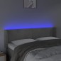 vidaXL Cabecero con LED de terciopelo gris claro 147x16x78/88 cm vidaXL Cabecero con LED de terciopelo gris claro 147x16x78/88 cm