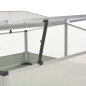 vidaXL Invernadero de acero galvanizado marrón 100x100x85 cm vidaXL Invernadero de acero galvanizado marrón 100x100x85 cm
