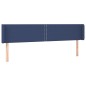 vidaXL Cabecero con LED de tela azul 163x16x78/88 cm vidaXL Cabecero con LED de tela azul 163x16x78/88 cm