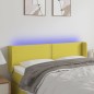 vidaXL Cabecero con LED de tela verde 147x16x78/88 cm vidaXL Cabecero con LED de tela verde 147x16x78/88 cm