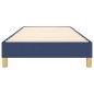 vidaXL Estructura de cama box spring tela azul 100x200 cm vidaXL Estructura de cama box spring tela azul 100x200 cm