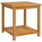vidaXL Mesa auxiliar de madera maciza acacia 45x45x45 cm vidaXL Mesa auxiliar de madera maciza acacia 45x45x45 cm