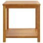vidaXL Mesa auxiliar de madera maciza acacia 45x45x45 cm vidaXL Mesa auxiliar de madera maciza acacia 45x45x45 cm