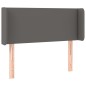 vidaXL Cabecero con LED cuero sintético gris 103x16x78/88 cm vidaXL Cabecero con LED cuero sintético gris 103x16x78/88 cm