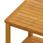 vidaXL Mesa auxiliar de madera maciza acacia 45x45x45 cm vidaXL Mesa auxiliar de madera maciza acacia 45x45x45 cm