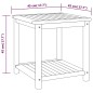 vidaXL Mesa auxiliar de madera maciza acacia 45x45x45 cm vidaXL Mesa auxiliar de madera maciza acacia 45x45x45 cm