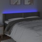 vidaXL Cabecero con LED de terciopelo gris oscuro 183x16x78/88 cm vidaXL Cabecero con LED de terciopelo gris oscuro 183x16x78/88 cm