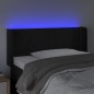 vidaXL Cabecero con LED de terciopelo negro 93x16x78/88 cm vidaXL Cabecero con LED de terciopelo negro 93x16x78/88 cm