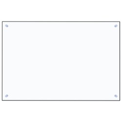 vidaXL Protector contra salpicaduras cocina vidrio templado 90x60 cm