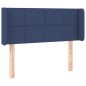 vidaXL Cabecero con LED de tela azul 103x16x78/88 cm vidaXL Cabecero con LED de tela azul 103x16x78/88 cm