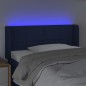 vidaXL Cabecero con LED de tela azul 103x16x78/88 cm vidaXL Cabecero con LED de tela azul 103x16x78/88 cm