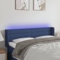 vidaXL Cabecero con LED de tela azul 147x16x78/88 cm vidaXL Cabecero con LED de tela azul 147x16x78/88 cm