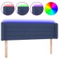 vidaXL Cabecero con LED de tela azul 147x16x78/88 cm vidaXL Cabecero con LED de tela azul 147x16x78/88 cm
