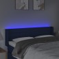 vidaXL Cabecero con LED de tela azul 147x16x78/88 cm vidaXL Cabecero con LED de tela azul 147x16x78/88 cm