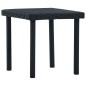 vidaXL Mesita de centro de jardín ratán sintético negro 40x40x40 cm vidaXL Mesita de centro de jardín ratán sintético negro 40x40x40 cm