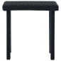 vidaXL Mesita de centro de jardín ratán sintético negro 40x40x40 cm vidaXL Mesita de centro de jardín ratán sintético negro 40x40x40 cm