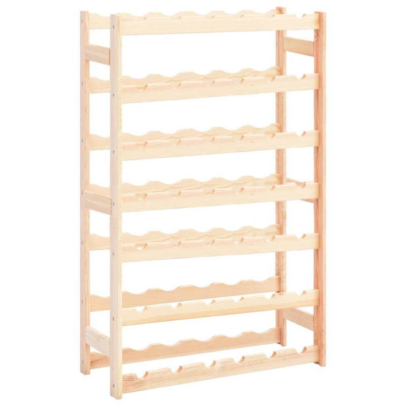 vidaXL Botellero para 42 botellas de madera de pino vidaXL Botellero para 42 botellas de madera de pino