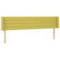 vidaXL Cabecero con LED de tela verde 163x16x78/88 cm vidaXL Cabecero con LED de tela verde 163x16x78/88 cm