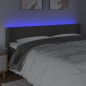 vidaXL Cabecero con LED de terciopelo gris oscuro 163x16x78/88 cm vidaXL Cabecero con LED de terciopelo gris oscuro 163x16x78/88 cm