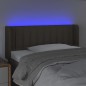 vidaXL Cabecero con LED de tela gris taupe 83x16x78/88 cm vidaXL Cabecero con LED de tela gris taupe 83x16x78/88 cm