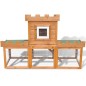vidaXL Casa grande de animales jaula conejera de madera vidaXL Casa grande de animales jaula conejera de madera