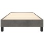 vidaXL Estructura de cama box spring terciopelo gris oscuro 90x190 cm vidaXL Estructura de cama box spring terciopelo gris oscuro 90x190 cm