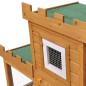 vidaXL Casa grande de animales jaula conejera de madera vidaXL Casa grande de animales jaula conejera de madera