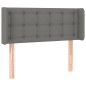 vidaXL Cabecero con LED de tela gris oscuro 83x16x78/88 cm vidaXL Cabecero con LED de tela gris oscuro 83x16x78/88 cm