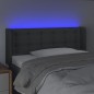 vidaXL Cabecero con LED de tela gris oscuro 83x16x78/88 cm vidaXL Cabecero con LED de tela gris oscuro 83x16x78/88 cm