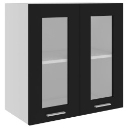 vidaXL Armario colgante cocina madera contrachapada negro 60x31x60 cm
