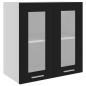vidaXL Armario colgante cocina madera contrachapada negro 60x31x60 cm vidaXL Armario colgante cocina madera contrachapada negro 60x31x60 cm